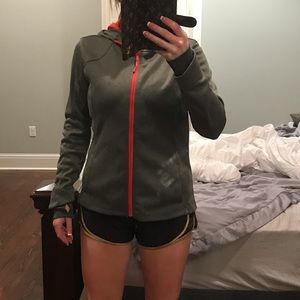 Women’s Jacket! Grey and Hot pink